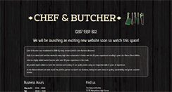 Desktop Screenshot of chefandbutcher.co.uk